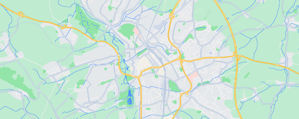 Landkarte der Stadt Fulda