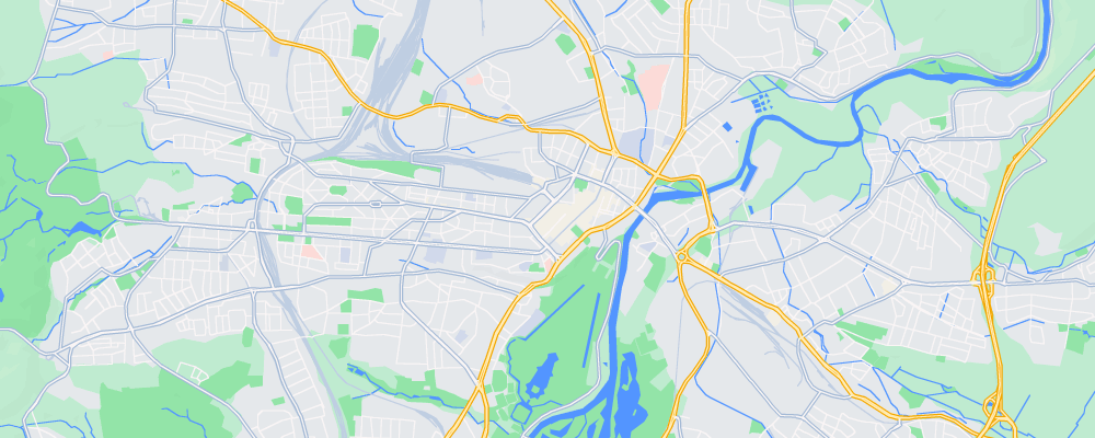 Landkarte der Stadt Kassel