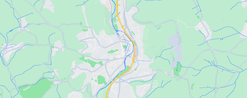 Landkarte der Stadt Marburg