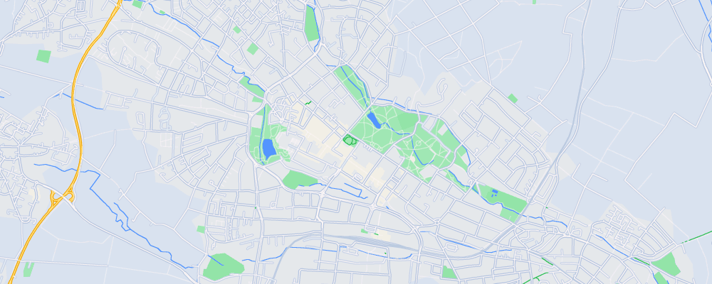 Landkarte der Stadt Bad Homburg